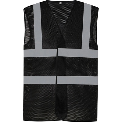 Yoko vesta HVW120 Hi Vis síťovaná výstražná Růžová
