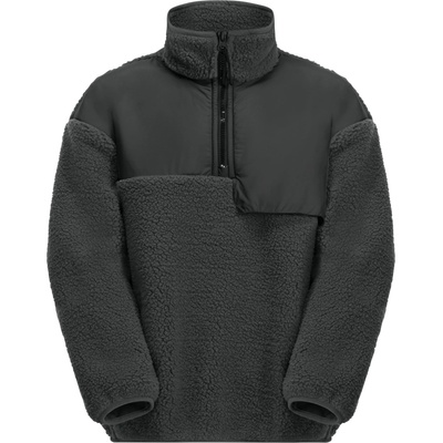Jack Wolfskin Спортен пуловер сиво, размер 164