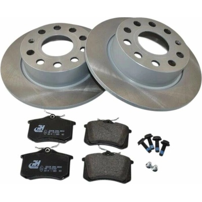 Sada zadní brzdové kotouče + destičky SEAT ŠKODA OCTAVIA 2 YETI VW | Zboží Auto