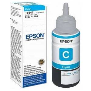 Epson Мастило в бутилка Epson T6642 L110/210/300/550, 70 ml, Cyan, 6500 страници, Син, office1_3015101061