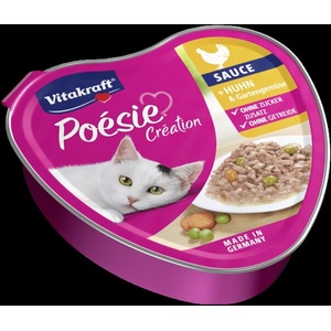 Vitakraft Poesie консерва за котки пиле с градински зеленчуци хапки в сос 85gr