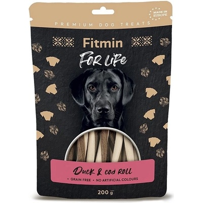 Fitmin For Life dog treat duck & cod roll 200 g