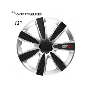 Versaco Тасове за джанти 13'' Versaco Carbon GTX - Black/Silver