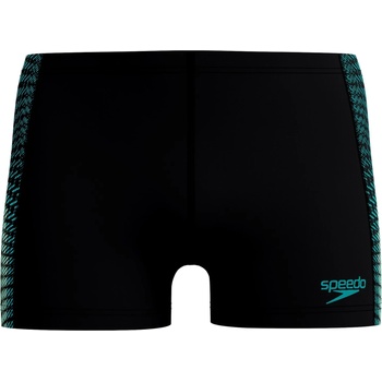 Speedo Мъжки бански слипове Speedo End+ Tech Panel Aquashort Swim brief - Black / Turquoise Gem - размер 2 (EU) (050-2148-0111)