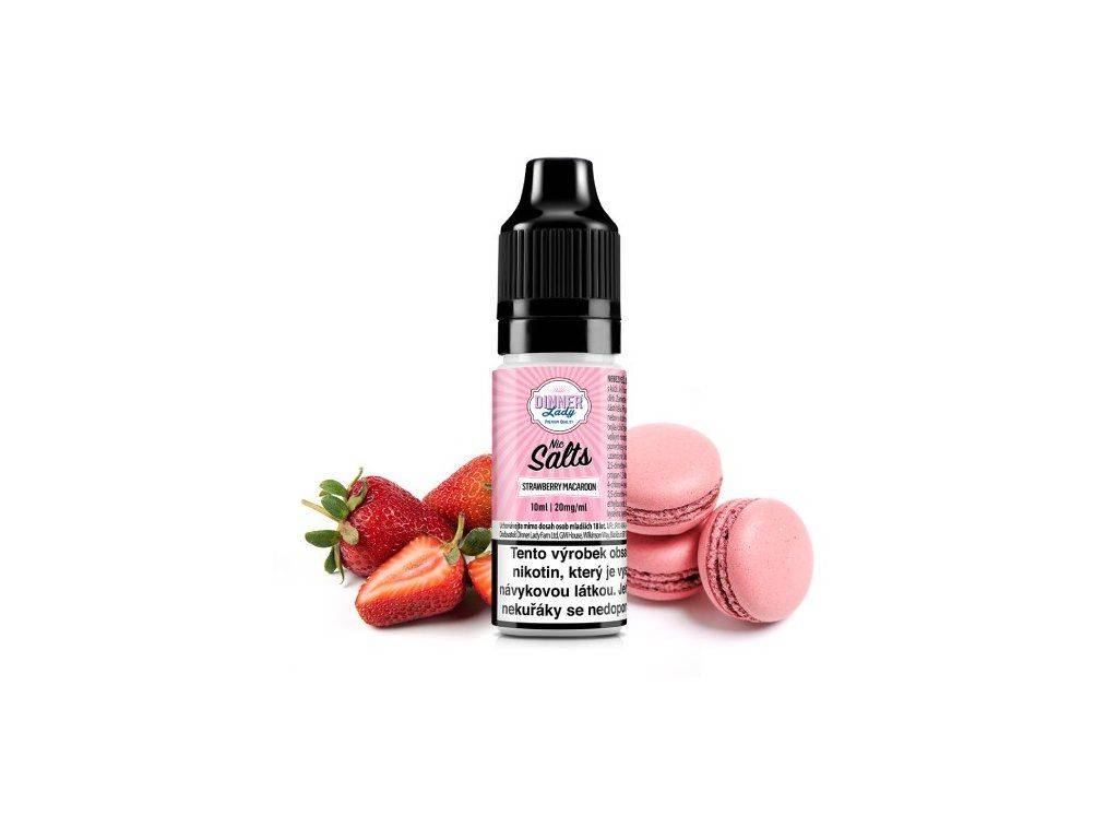 Dinner Lady Nic. Salts Strawberry Macaroon 10 ml 20 mg od 139 K -  Heureka.cz
