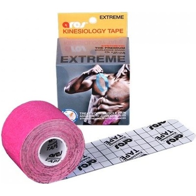 Kinezio ares extreme tape ružová 5 cm x 5 m