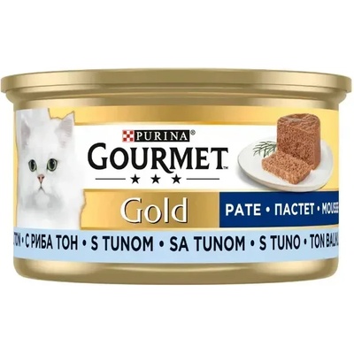 Purina Gourmet Gold - мокра храна за котки - пастет с риба тон 85gr