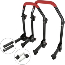 Sefis M20U sklopný pojazdný univerzálný moto stojan predný a zadný set - tŕne / packy