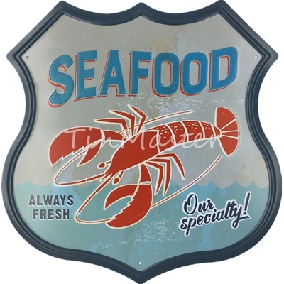 Ceduľa Seafood štít