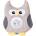 Chipolino Плюшена играчка с проектор Chipolino - Бухал, малък (PIL02513LOWL)