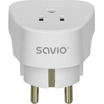 SAVIO AP-01 Travel Adapter, US контакт - EU щепсел (AP-01)