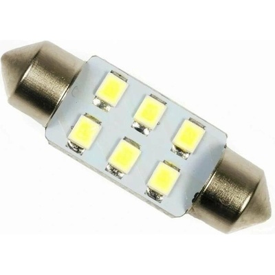 Rabel 31 mm 6 smd C3W C5W C10W SV8,5 bílá