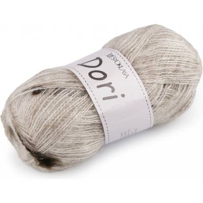 Stoklasa Pletací mohérová příze s nopky Dori 100 g Balení: 1 ks, Varianta: 6 (F006) šedobéžová 6 (F006) šedobéžová