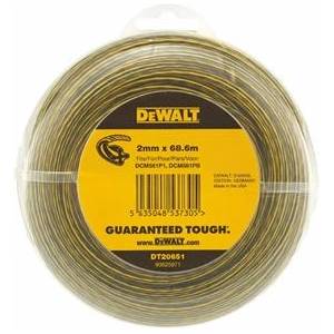 DEWALT Корда за тримери, 68, 6 м x 2 мм DT20651 (DT20651)