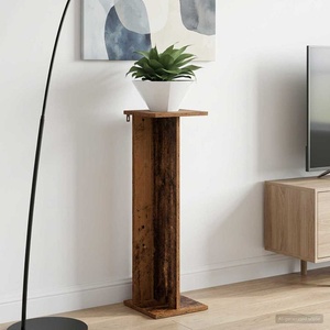 vidaXL Стойка за растения 2 бр. Старо дърво 25 x 25, 5 x 80, 5 см (899655)