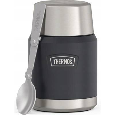Thermos Icon termoska na jídlo se lžící 470 ml granite