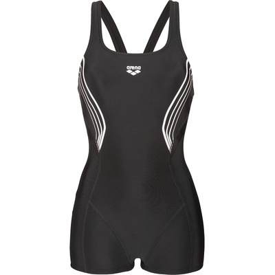 arena Дамски бански костюм Arena Women's Kaori Combinaison Swimsuit - Black / White - размер 44 (EU) (150-2728-0616)