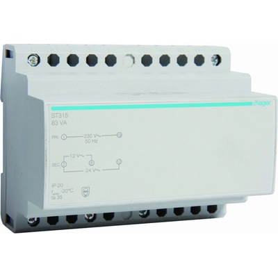 HAGER Trafo ST315 63VA 230/12/24V