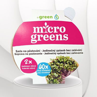 Microgreens pěstební set kedluben