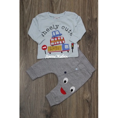 Watch me grow Комплект за момче Cute, 3/6 м, 6/9 м, 9/12 м