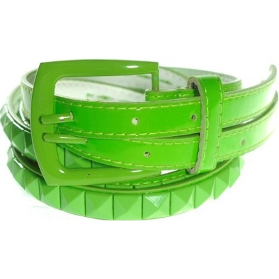 Opasok dámsky pyramídy Party leskly Žltá