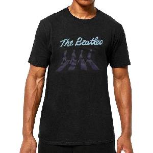 The Beatles Crossing Silhouettes (Puff Print) Black M Риза (BEATTEE439MB02)