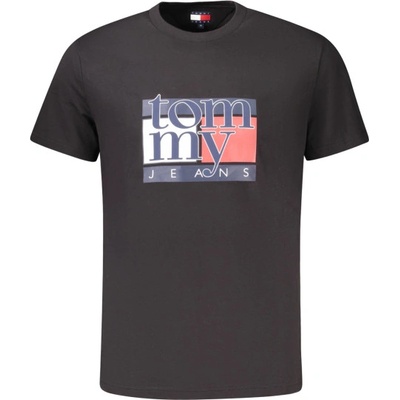 Tommy Hilfiger Мъжка тениска с къс ръкав tommy hilfiger, Размер s, Цвят Черен (dm0dm21977_nebds)
