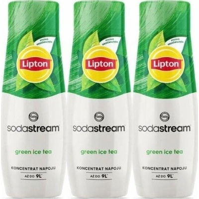Sodastream Lipton sirup s ledovým čajem a zeleným čajem 3 x 440 ml