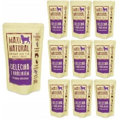 Maxi Natural Telecí s králíkem 10 x 150 g
