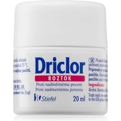 Driclor solution roll-on 20 ml – Zbozi.Blesk.cz