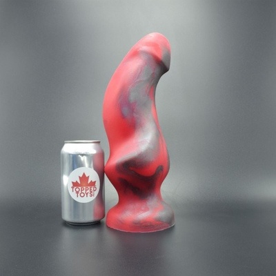 Topped Toys Hilt 125 Forge Red prémiové silikonové dildo 30 x 10,2 cm