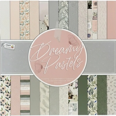 Creative Craft Group Sada oboustranných papírů 30,5 × 30,5 cm Dreamy Dastels