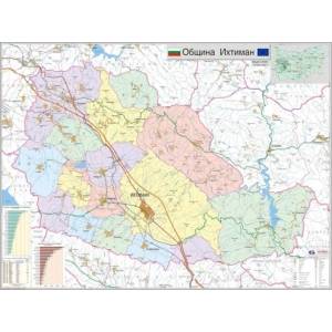 Mapmedia Карта на община Ихтиман (d206)