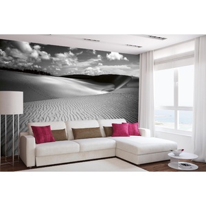 DIMEX ART Самозалепваща се флизелинова фототапета вълни в пясъка 375 x 250 см