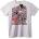NOONEBRAND Градска тениска с куче и череп - 3XL, White