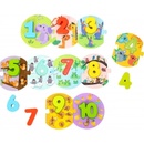 Tooky Toys puzzle priraď čísla