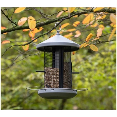 Kerbl Arzberg Závěsné krmítko pro ptáky 19 x 19 x 30 cm kov 87037 – Zboží Dáma