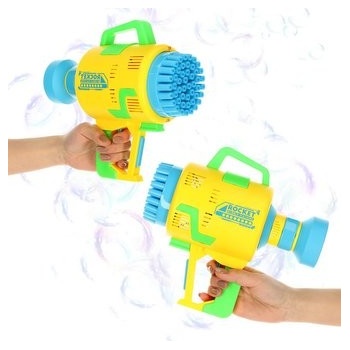 Hračka bublifuk ROCKET BUBBLE GUN stroj na výrobu bublin