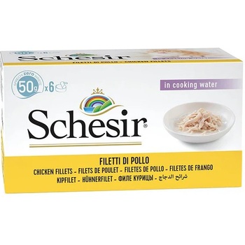 Schesir Multipack пиле естествен стил 6 x 50 г