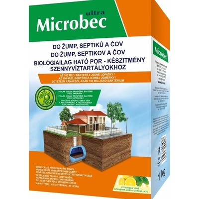 Bros Microbec preparát do žump,septikov a ČOV 6 x 25 g