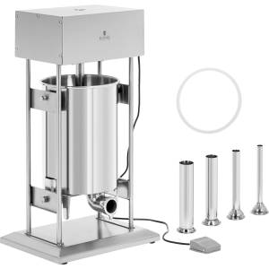 Royal Catering Пълнител за колбаси - 20 L - електрически 4 тръби за пълнене - Royal Catering RCSS-020E (RCSS-020E)
