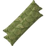 vidaXL Калъфка за възглавница 2 бр. HOUTEN Дизайн с листа 40 x 145 см (917293)