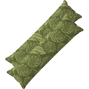 vidaXL Калъфка за възглавница 2 бр. HOUTEN Дизайн с листа 40 x 145 см (917293)