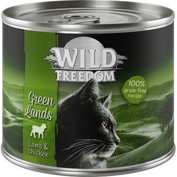 Wild Freedom 12x200г агнешко и пиле Green Lands Wild Freedom Adult храна за котки