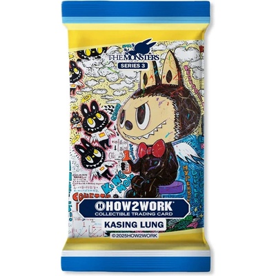 How2work Labubu Collectible Chrome Trading Cards The Monsters Series 3 (HOWO10163)