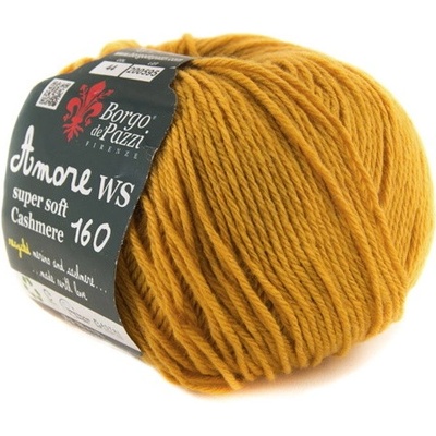 Borgo de' Pazzi Amore WS Super soft Cashmere 160 senape 44