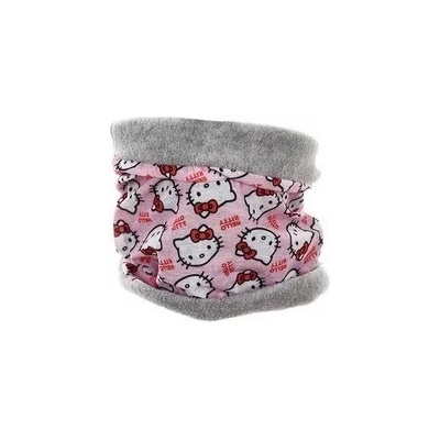 Šál tunel s mačkou Hello Kitty sivá