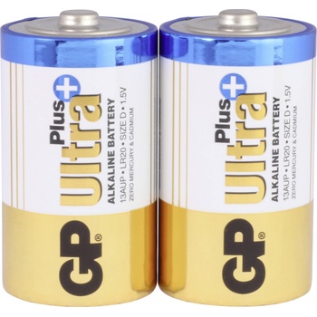 Image 1 of GP Batteries Алкална батерия gp ultra plus lr20 /2 бр. в опаковка/ 1.5v (gp-ba-13aup-u2)