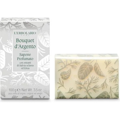 L'Erbolario Silver Bouquet Perfumed Soap - Ароматен сапун с екстракти от Салвия склареа и Пирен