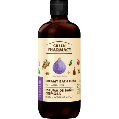 Green Pharmacy Fík a arganový olej krémová pěna do koupele 500 ml